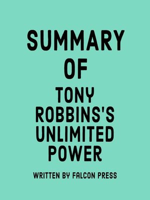 cover image of Summary of Tony Robbins's Unlimited Power